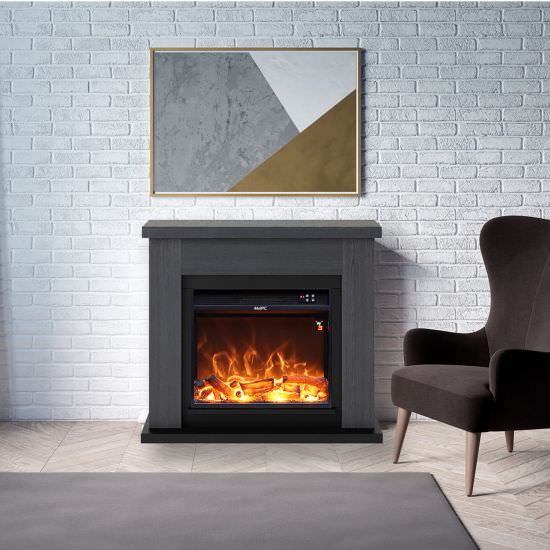 MPC  New Gray Floor Fireplace is a product on offer at the best price