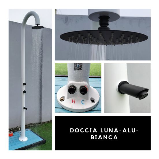 SINED  White Aluminum Moon Shower is a product on offer at the best price