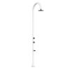 White Aluminum Moon Shower For Home And Outdoor