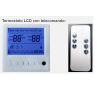 Programmable thermostat with remote control for IR heaters
