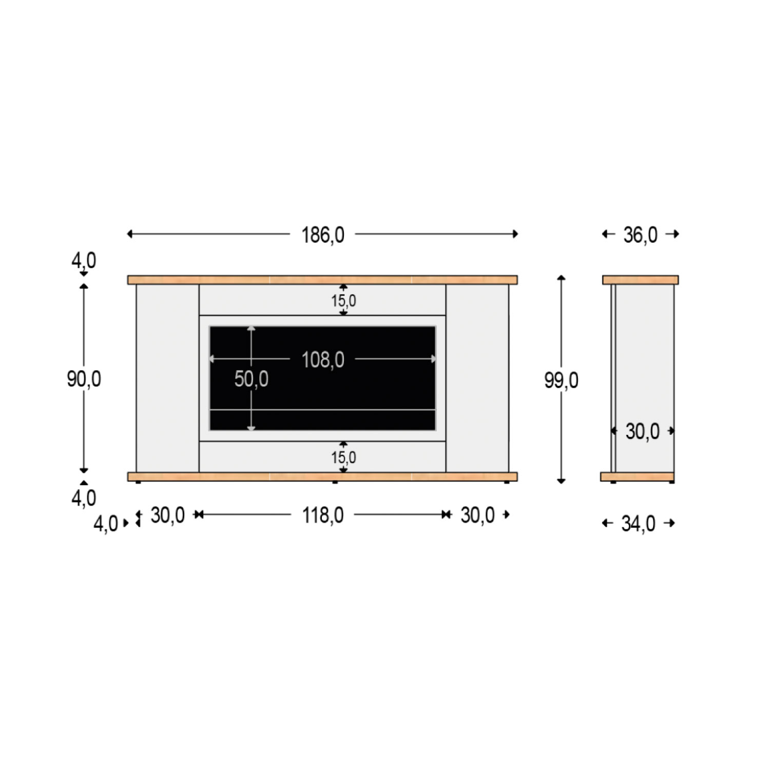 Electric Fireplace Cabinet