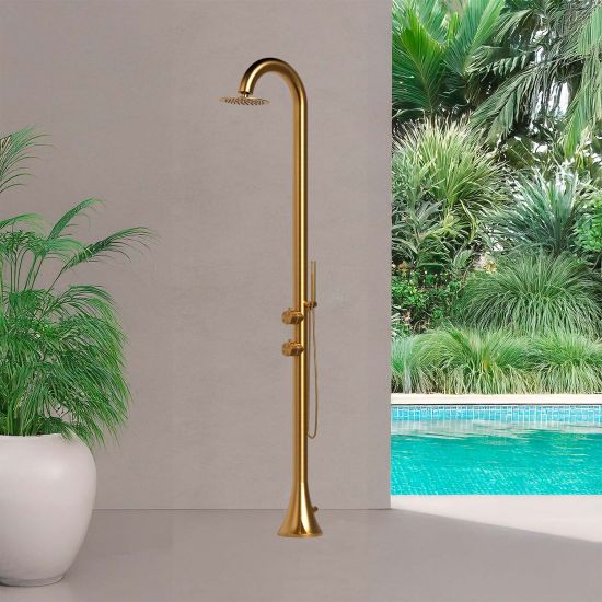 SINED  Gold Color Shower In Nautical Stainless is a product on offer at the best price