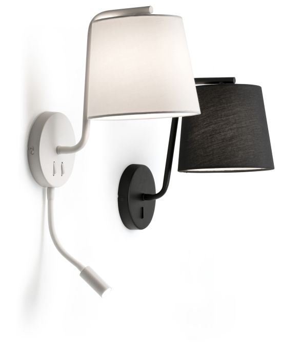 FARO  Berni White Wall Lamp 1x E27 20w is a product on offer at the best price