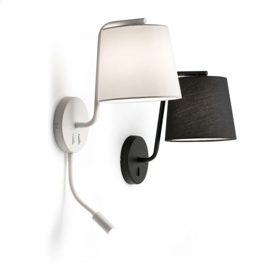 FARO  Berni Black Wall Lamp 1 x E27 20w is a product on offer at the best price