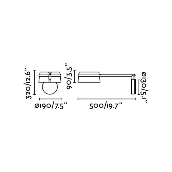 FARO  Loop Dimmable Articulated Wall Lamp is a product on offer at the best price