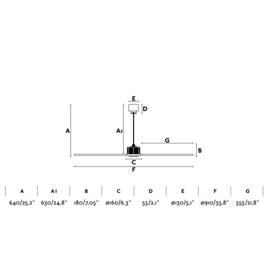 FARO  Just Fan 3 transparent blades is a product on offer at the best price