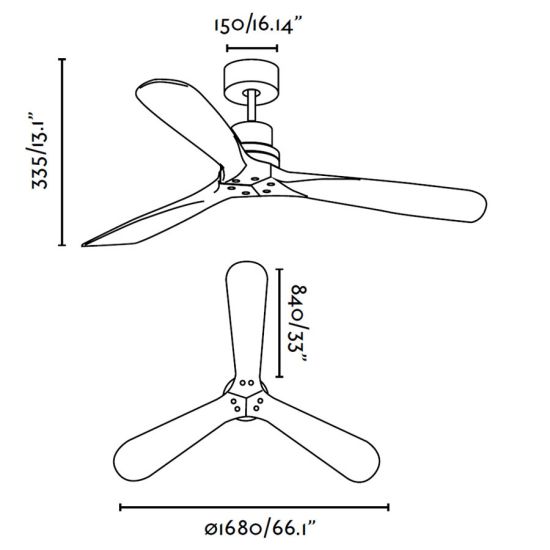 FARO  Ventilador de techo sin luz Mpc Lantau es un producto que se ofrecen al mejor precio