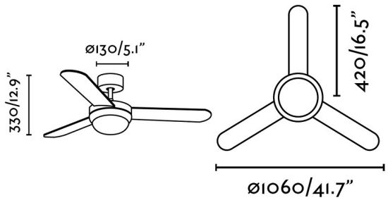 FARO  Ventilatore Per Soffitto Con Luce Bianco  un prodotto in offerta al miglior prezzo online