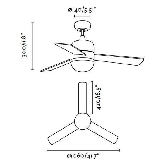 FARO  Weisser Deckenventilator Mit Licht Cebu ist ein Produkt im Angebot zum besten Preis