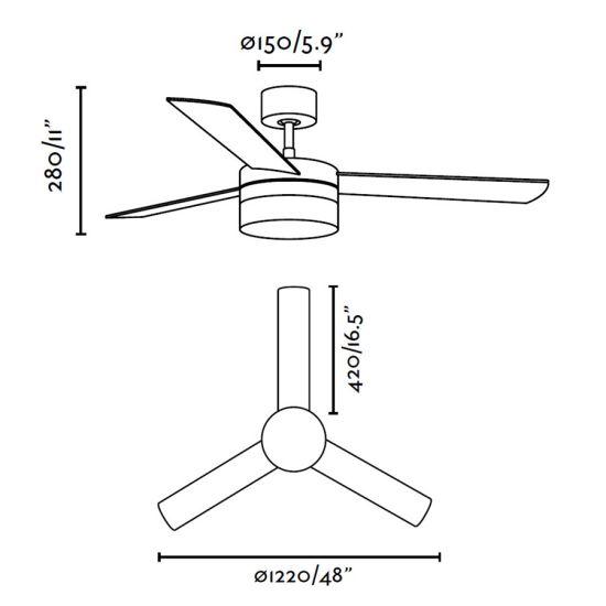 FARO  Ventilatore Per Soffitto Con Luce Panay  un prodotto in offerta al miglior prezzo online