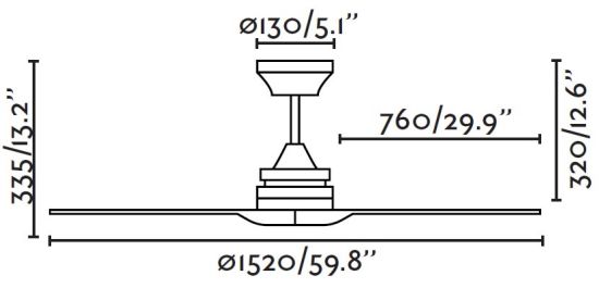 FARO  Ventilatore Con Pale In Legno Senza Luce  un prodotto in offerta al miglior prezzo online