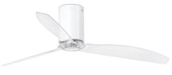 FARO  3 clear blade Fan Mini Tube Bright White is a product on offer at the best price