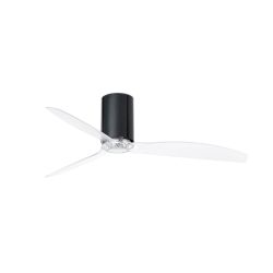 Ventilatore Nero Tube Con Telecomando