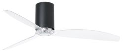 Dc Ceiling Fan Mini Tube Matt Black