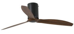 Deckenventilator Mini Tube Schwarz Holz