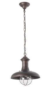 FARO  Estorilg Rust Pendant 1 x E27 60w is a product on offer at the best price