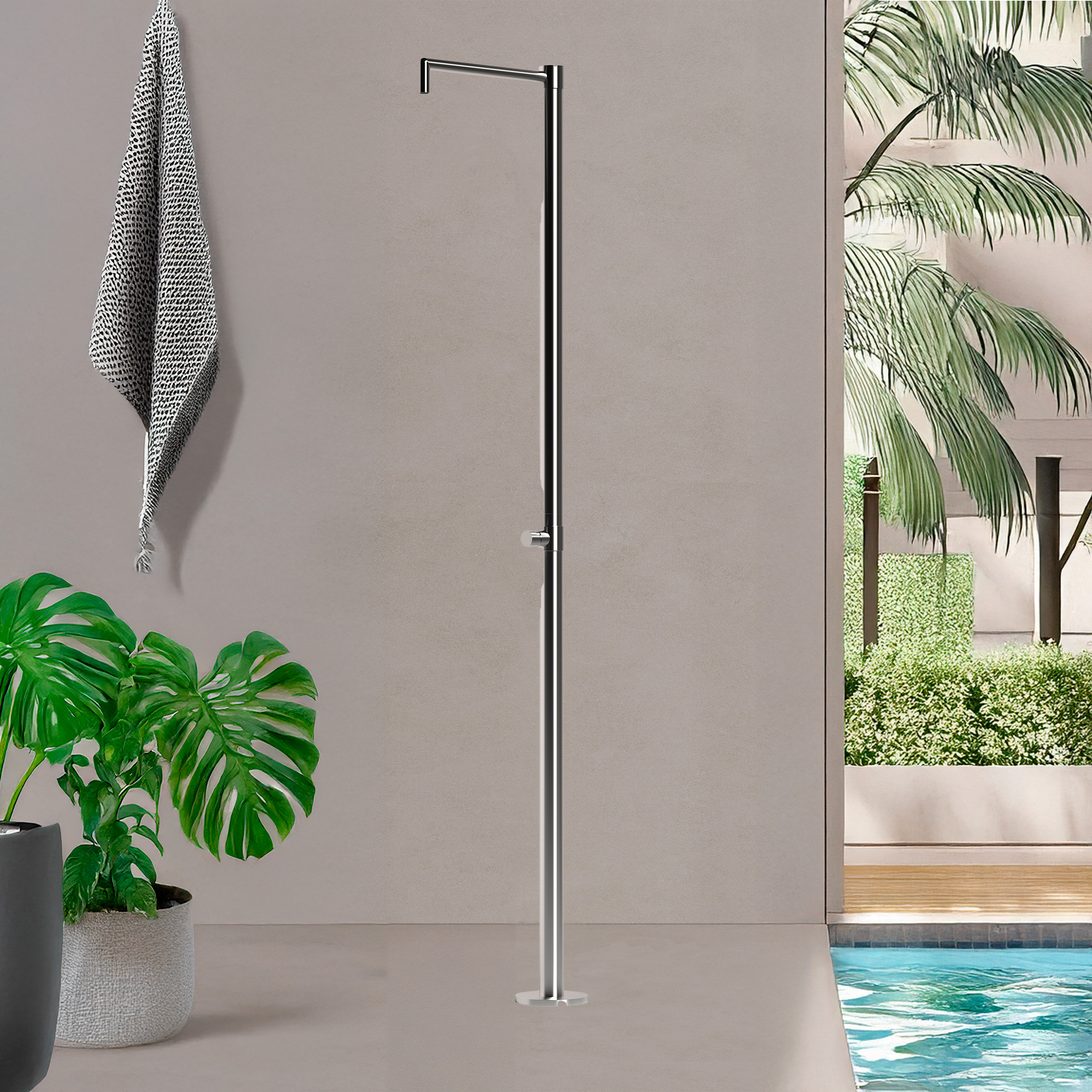 Shower Inox Monocle