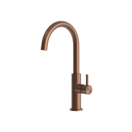 Rubinetto miscelatore cucina alto inox