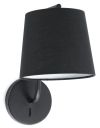 Berni Black Wall Lamp 1 x E27 20w