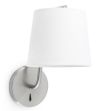 Berni Satin Nickel Wall Lamp 1 x E27 20w