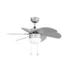 Grey Ceiling Fan With Light