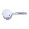 Zinc Mixer Handle For Garden Shower Gray Color. Original Spare Part For Solar Heated Showers Sined Models, Lea Manny Emi Sole. Sined Offers Only Original Spare Parts.