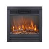 Recessed Electric Fireplace Insert With Remote Control, Flame Effect And Decorative Woods Fireplace Insert Power 0-700-1400w Adjustable To Match Ruby Fires Adra, Baza And Elda Mdf Wood Frames Or To Be Recessed Into Plasterboard Walls.