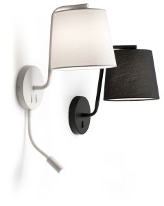 Berni White Wall Lamp 1x E27 20w