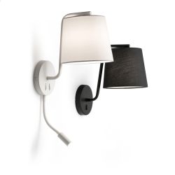 Berni Black Wall Lamp 1 x E27 20w