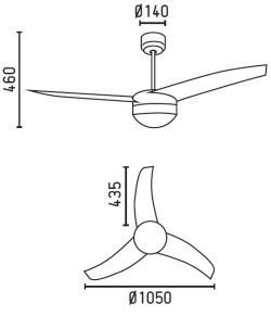 FARO  Ventilatore a Soffitto Con Luce Bianco  un prodotto in offerta al miglior prezzo online