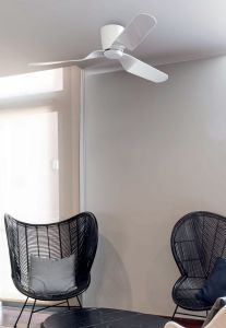 Ventilatore Bianco Pemba Con Luce Led