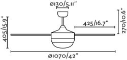 Ventilatore Per Soffitto Con Luce