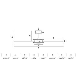 DC motor fan without black light