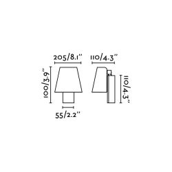 Spot Led Nero Per Parete