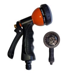 Pistola De Agua Multichorro De 8 Chorros
